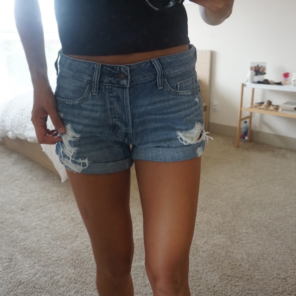 A&F Jean Shorts